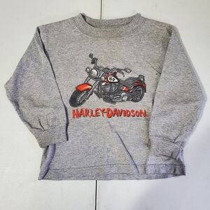 Harley-Davidson Kids Gray Long Sleeve Shirt